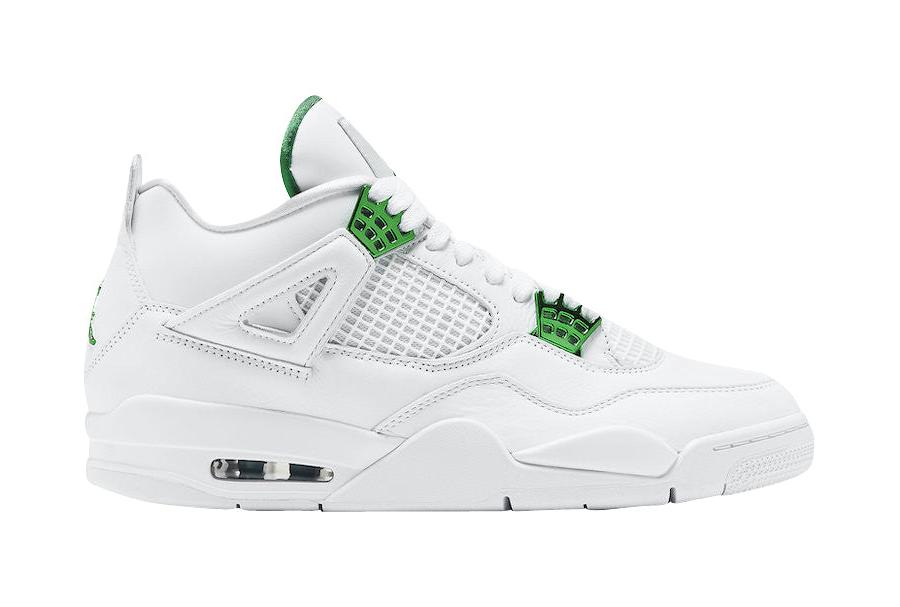 Air Jordan 4 Metallic Green