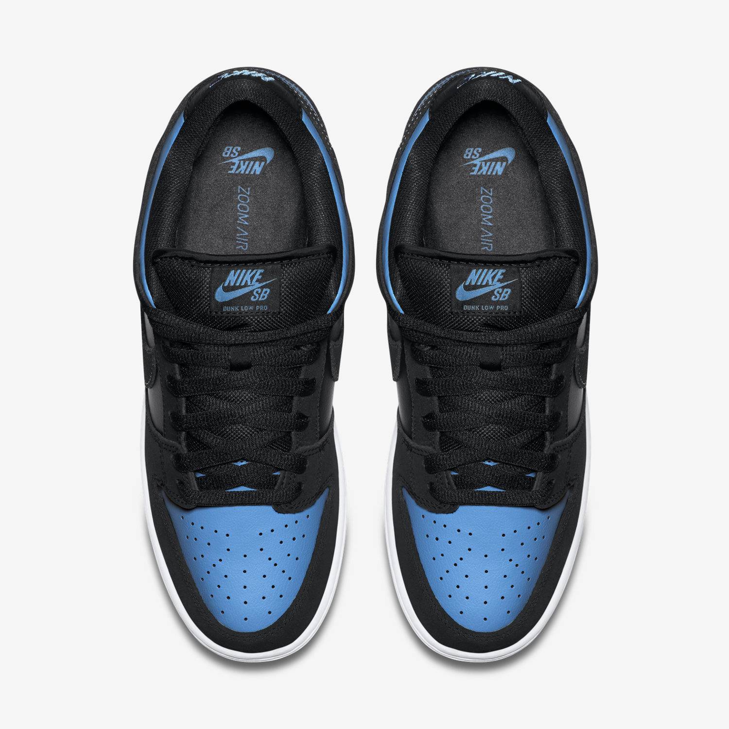 NIKE SB DUNK LOW BLACK ‘UNIVERSITY BLUE’